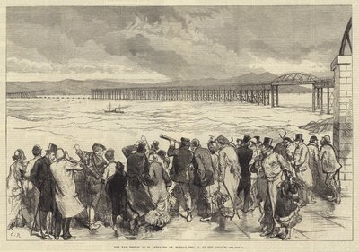 The Tay Bridge as it Appeared on Monday, 29 December, at Ten O